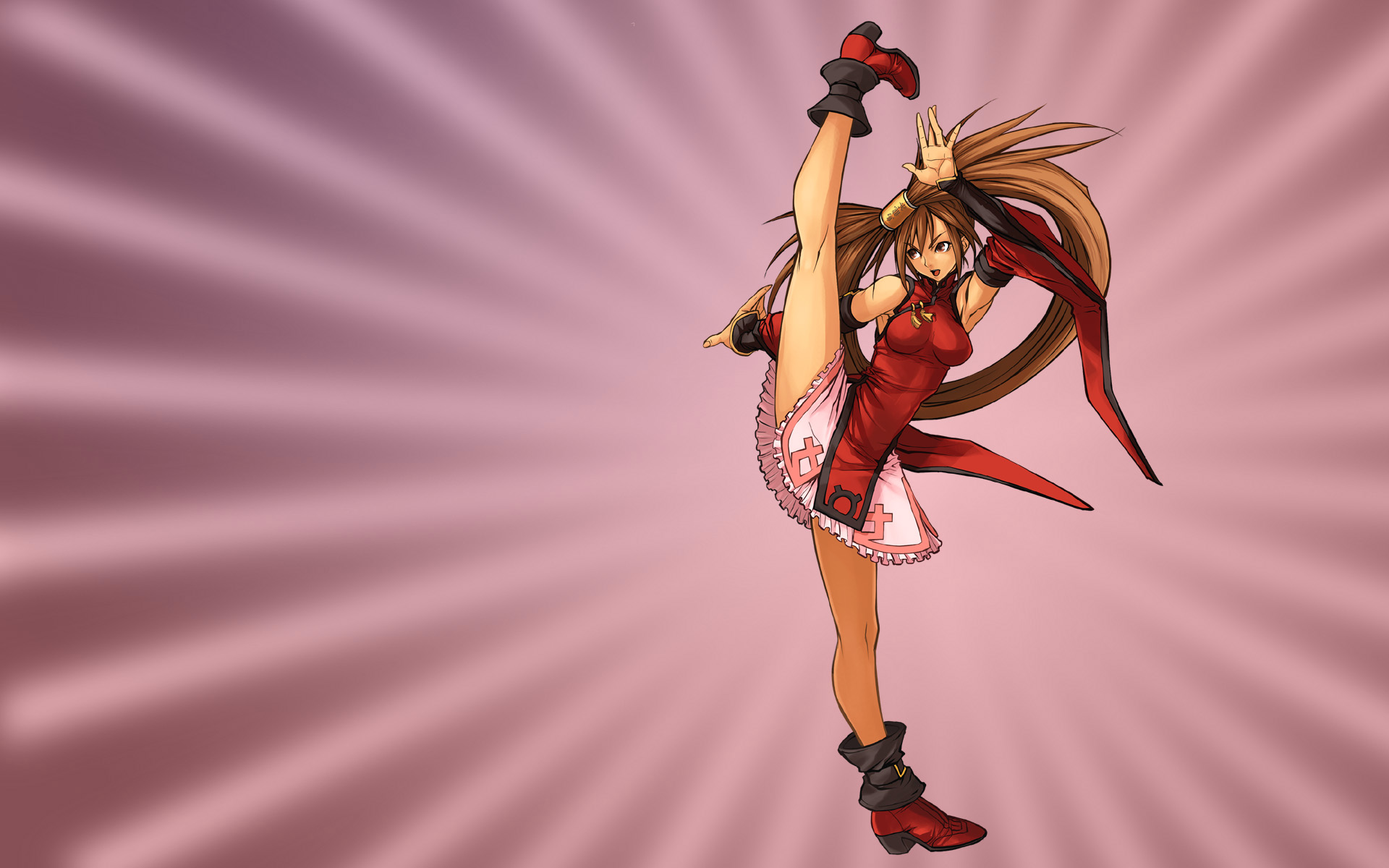 arc system works, guilty gear, highres, breasts, jam, long hair, skirt