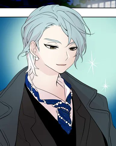 i don't want this kind of hero, lowres, official art, 1boy, black coat, blue hair, blue necktie, coat, formal clothes, genderswap, genderswap (ftm), gradient hair, multicolored hair, necktie, shirt, suit, two-tone hair, white shirt, white streaks, yellow eyes, youngjeong