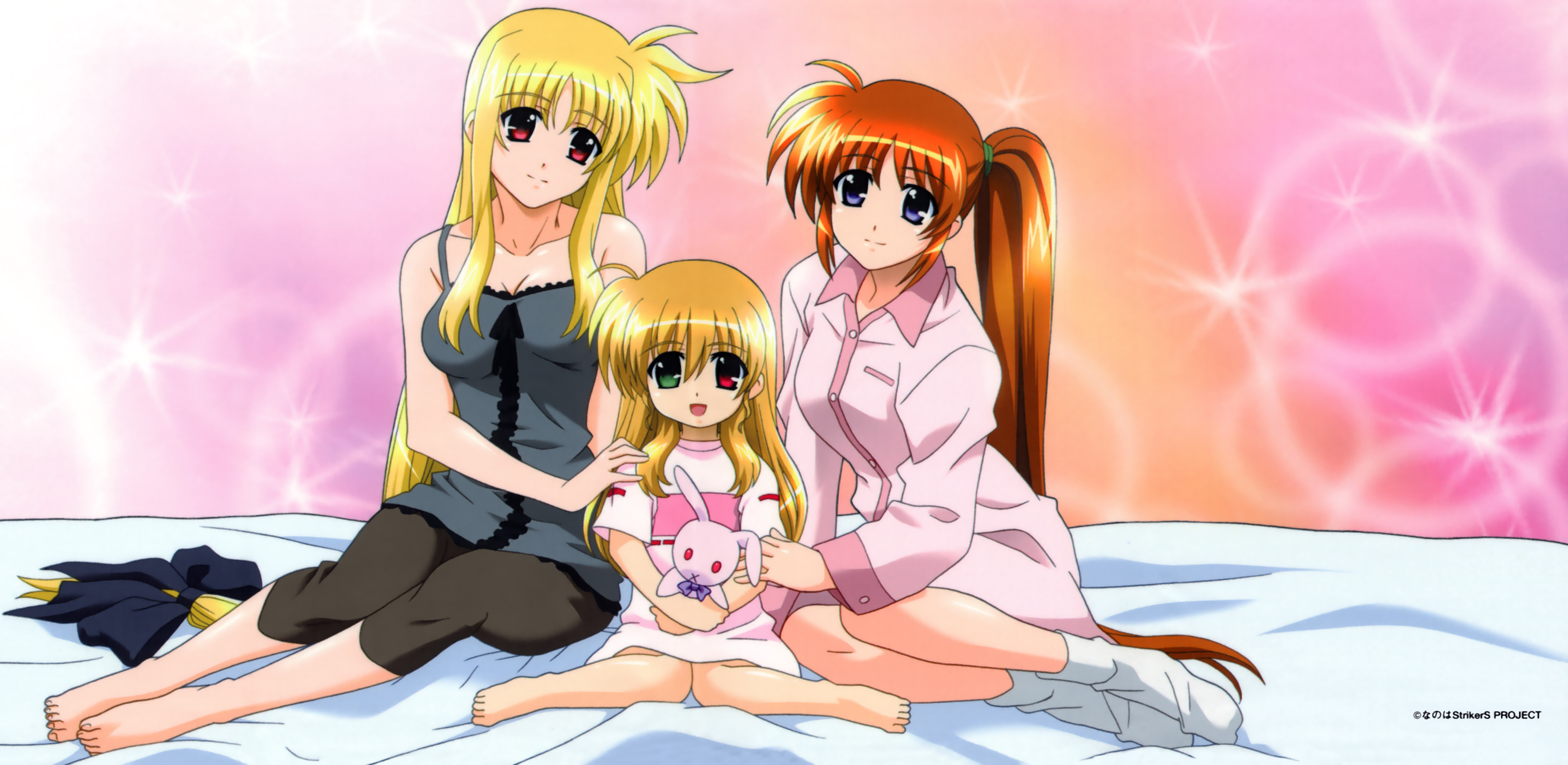 nanoha, fate testarossa, lyrical nanoha, mahou shoujo lyrical nanoha, mahou shoujo lyrical nanoha strikers, absurdres, highres, long hair, skirt
