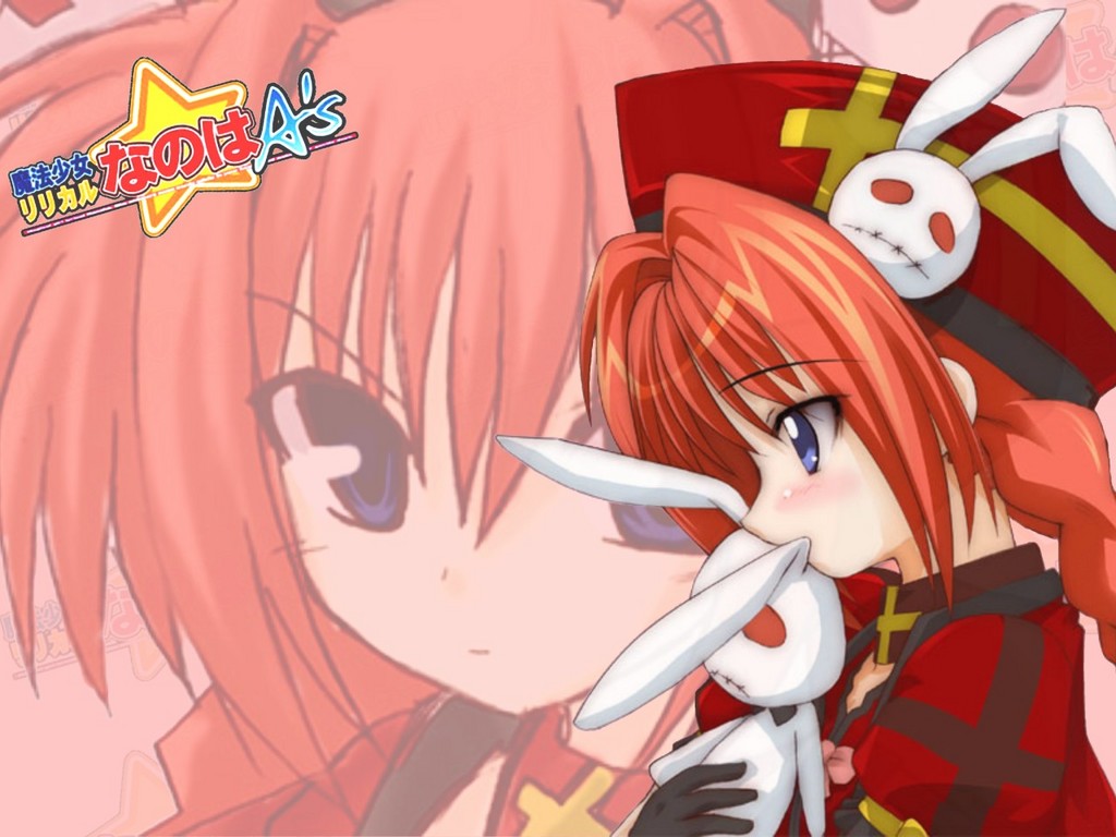 vita (nanoha), lyrical nanoha, tagme, blush, long hair