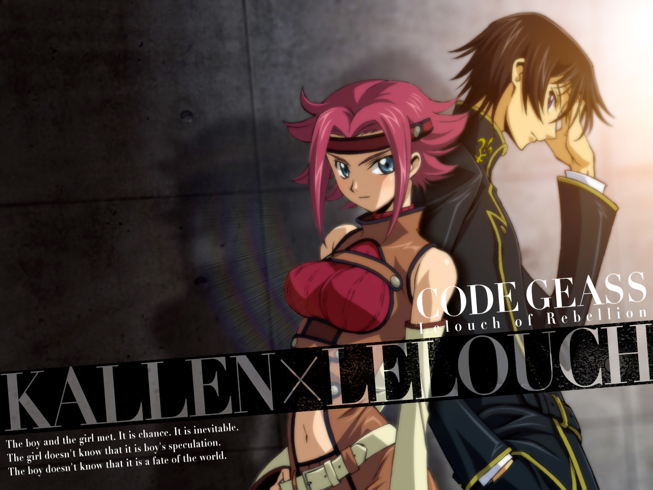 kouzuki kallen, code geass, tagme, 00s, karen kouzaki, midriff, short hair