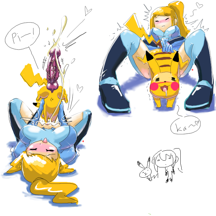 Rule34 – If it exists, there is porn of it / minus8, pikachu, samus aran, zero suit samus / 13668