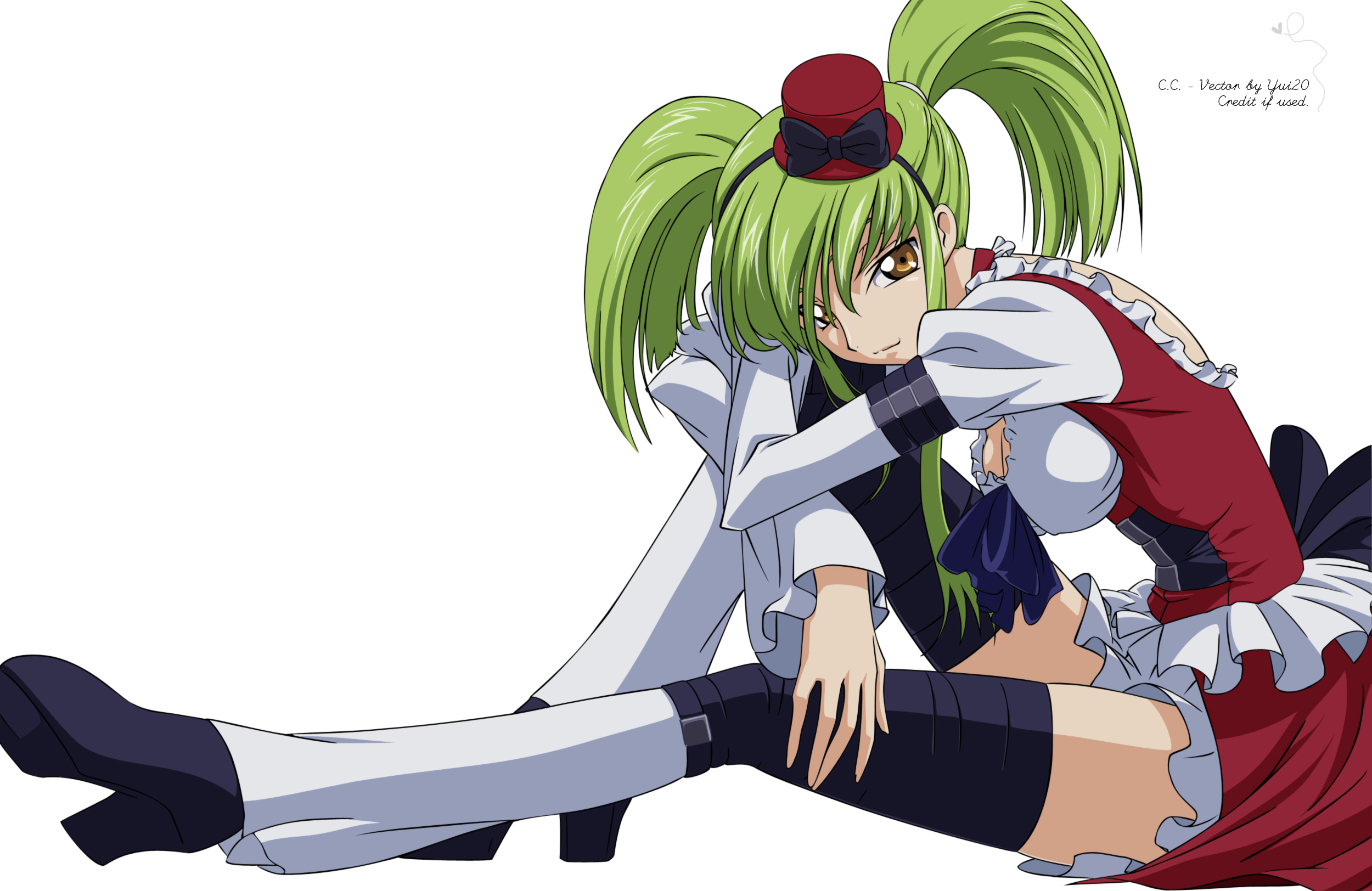 c.c., code geass, highres, tagme, 00s, 1girl, female focus, long hair, solo