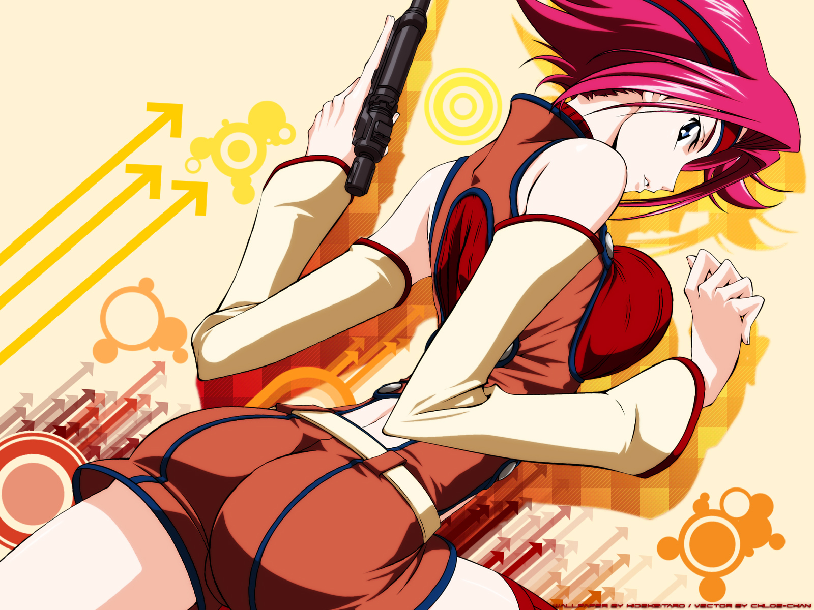 kouzuki kallen, code geass, highres, tagme, 00s, karen kouzaki, short hair