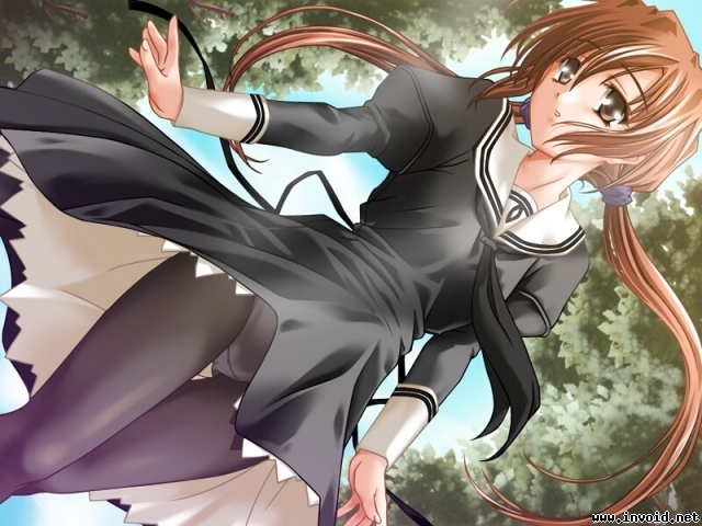 tagme, long hair, panties, pantyhose, school uniform, serafuku, skirt, underwear