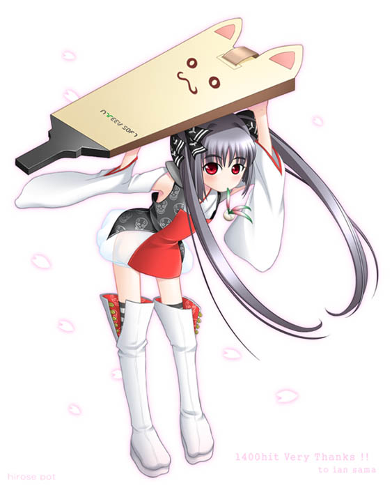 kooh (pangya), papel (pangya), pangya, blush, caddie, cat, long hair, twintails