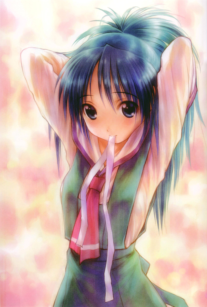 goto p, highres, blush, long hair, school uniform, serafuku, skirt