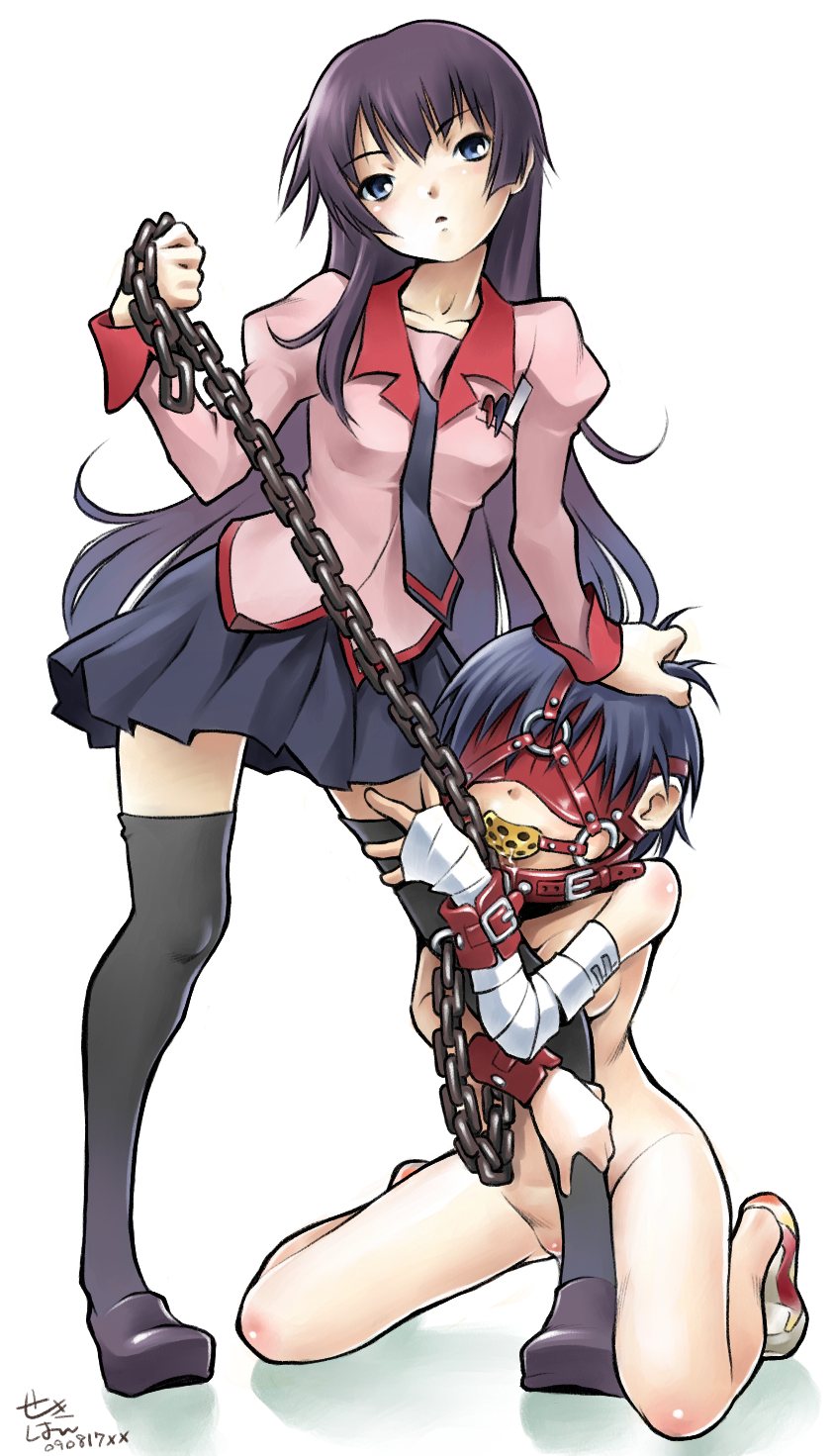 Rule34 – If it exists, there is porn of it / sekihan, kanbaru suruga, senjougahara hitagi / 14787