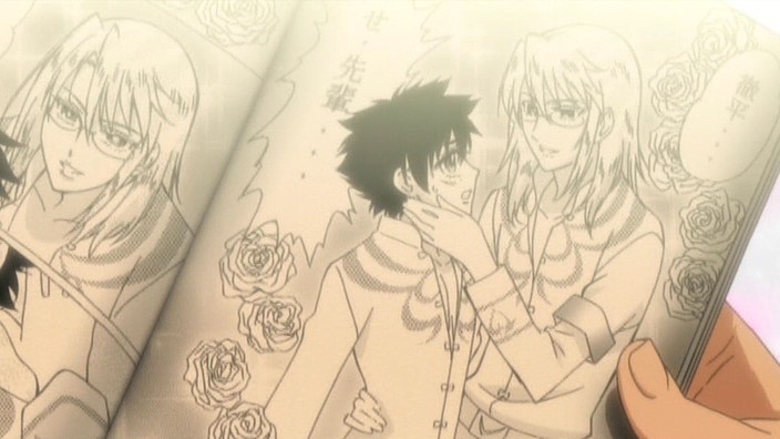 carnelian, 16:9, screencap, book, comic, simple background