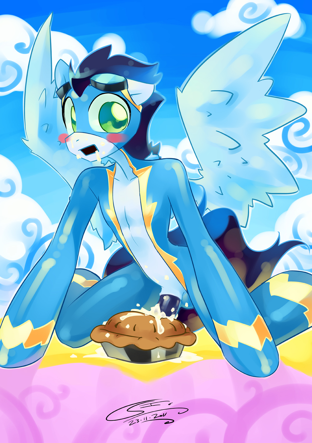 Rule34 – If it exists, there is porn of it / iopichio, soarin (mlp), wonderbolts (mlp) / 15299