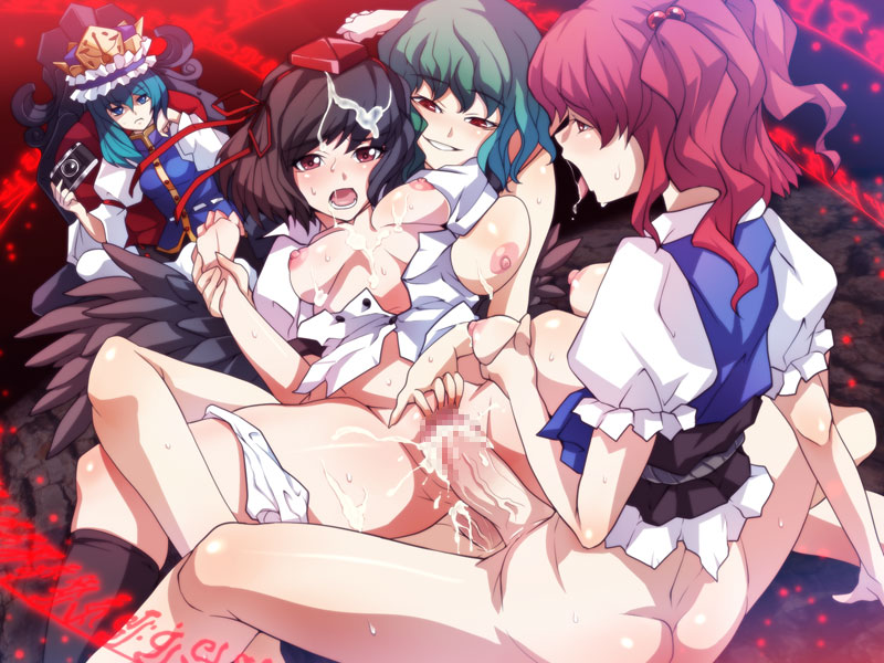 Rule34 – If it exists, there is porn of it / lolita channel, eiki shiki, komachi onozuka, shameimaru aya, yuka kazami / 15558