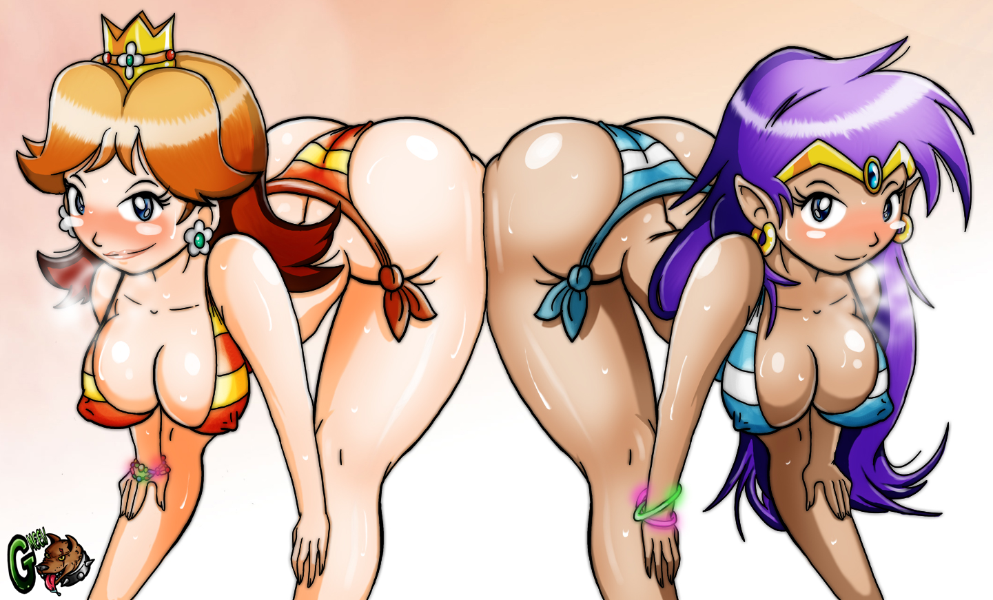 Rule34 – If it exists, there is porn of it / gmeen, princess daisy, shantae (character) / 15951