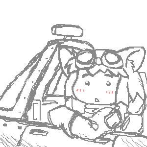 lowres, animal ears, blush, car, cat ears, gloves, goggles, motor vehicle, short hair