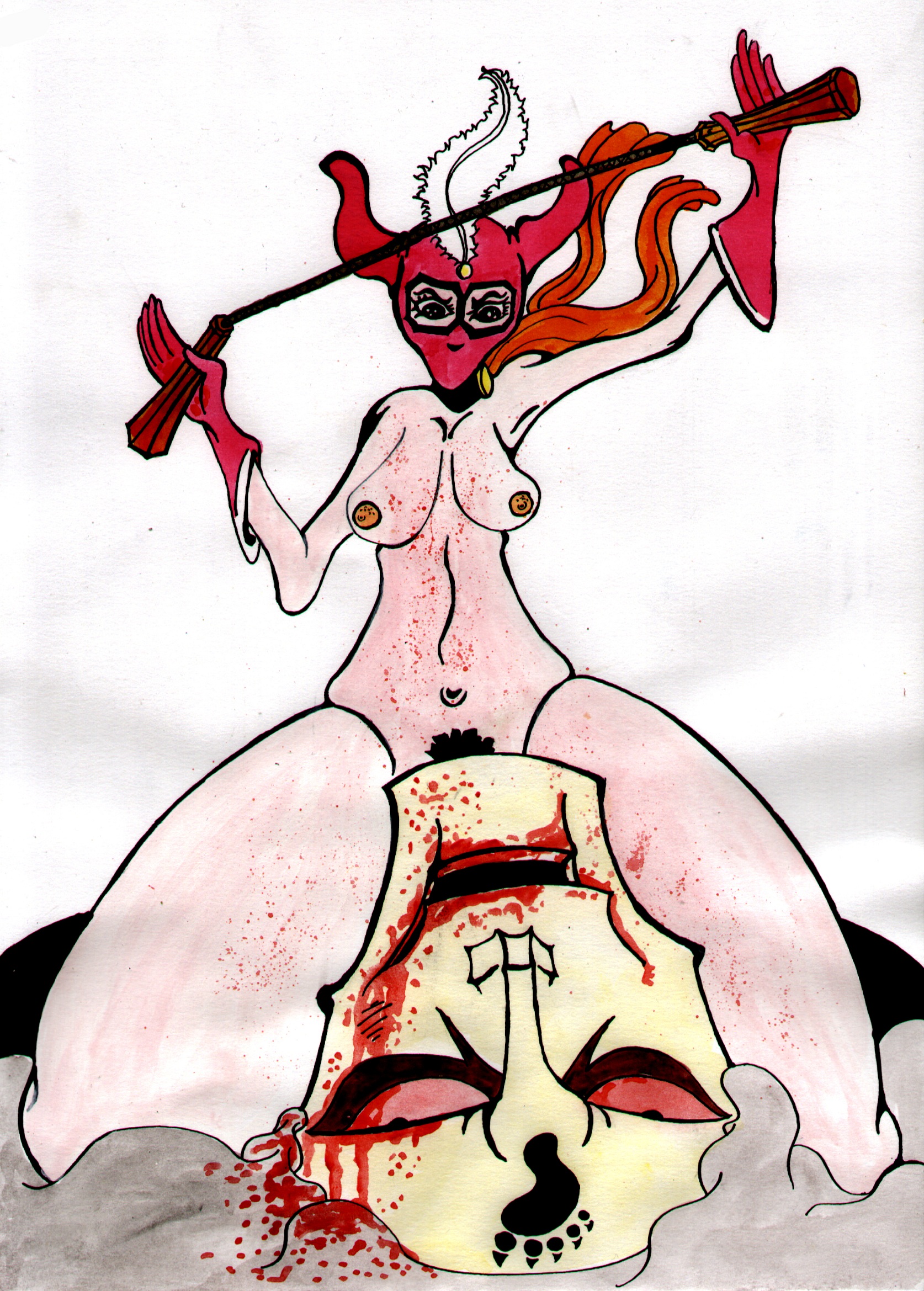 Rule34 – If it exists, there is porn of it / stepharon, kekko kamen (character), toenail of satan / 16514