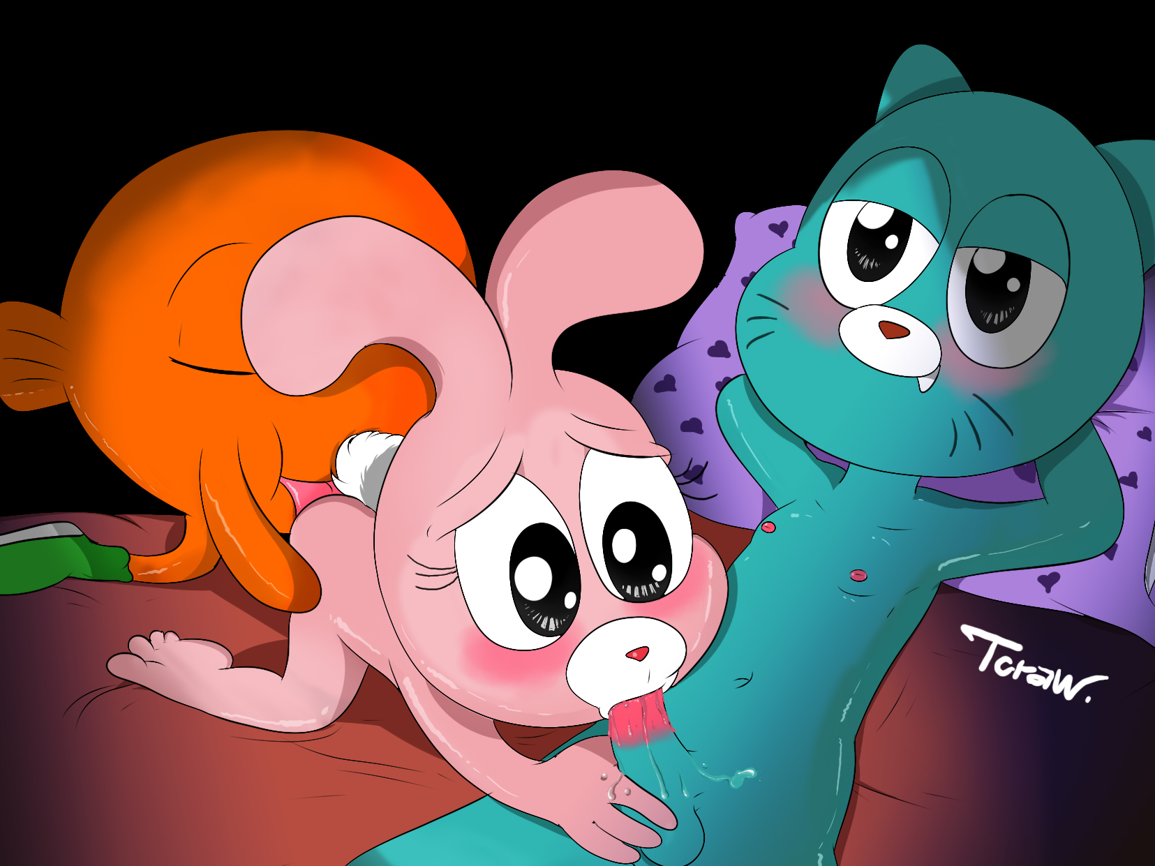 Rule34 – If it exists, there is porn of it / tecraudio, anais watterson, darwin watterson, gumball watterson / 16577