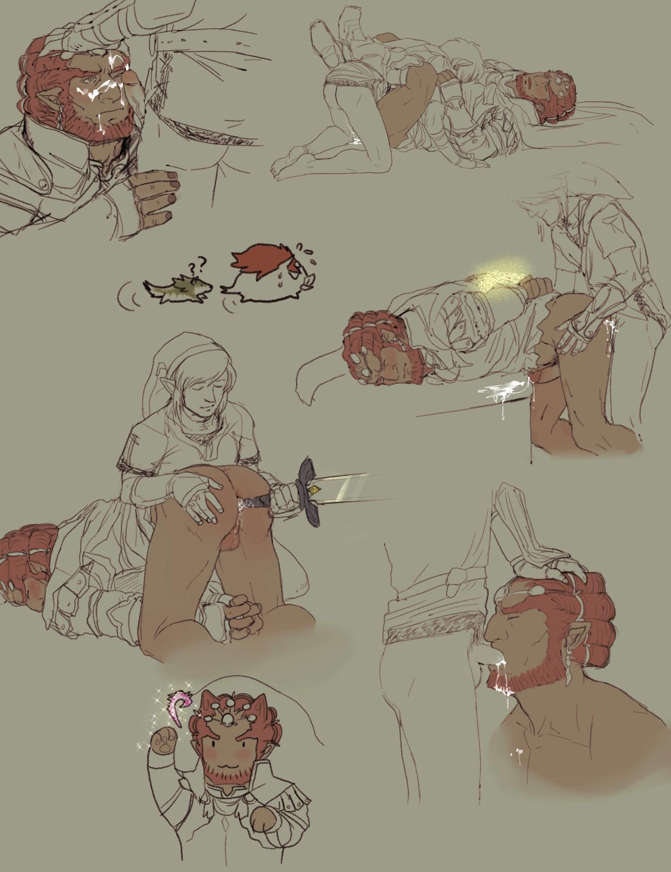 Rule34 – If it exists, there is porn of it / ganondorf, link / 16604