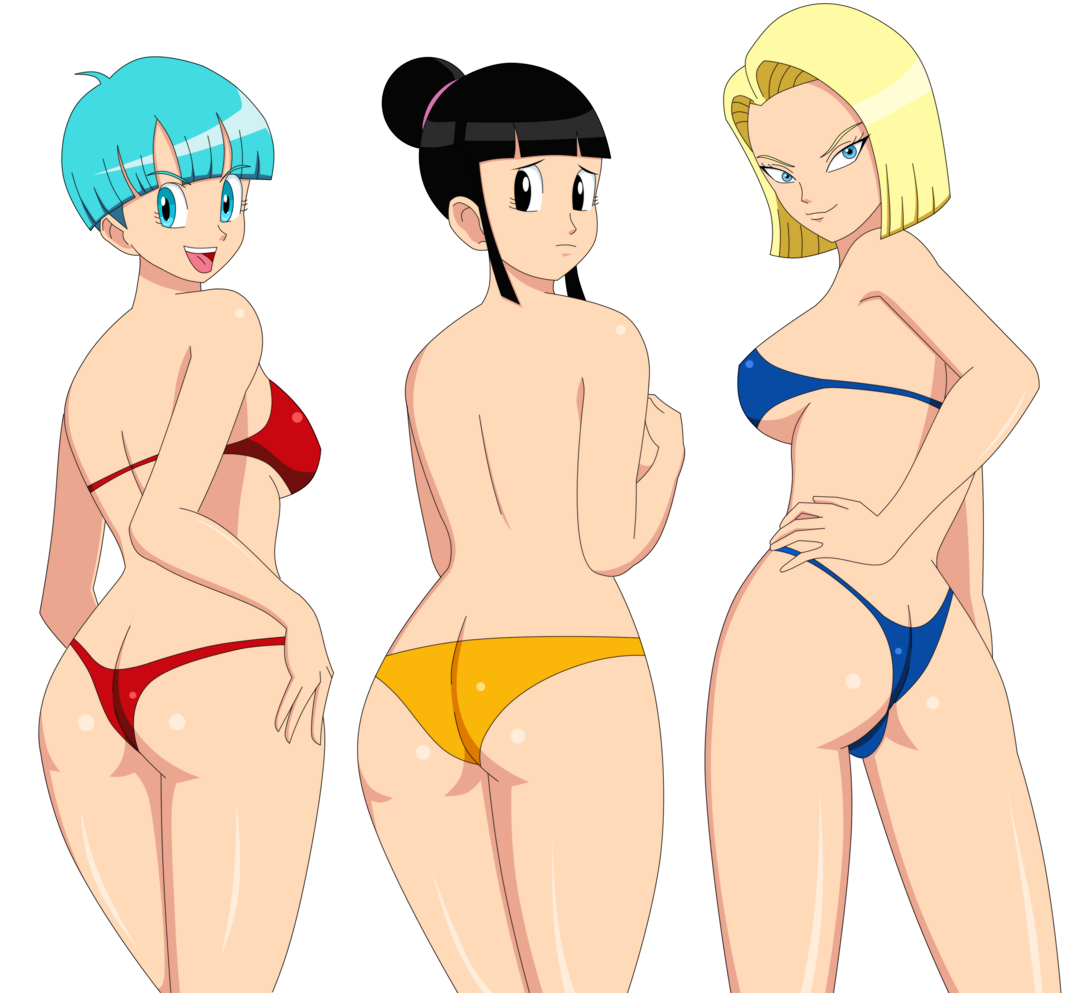 Rule34 – If it exists, there is porn of it / blackangel018, android 18, bulma briefs, chichi / 16765
