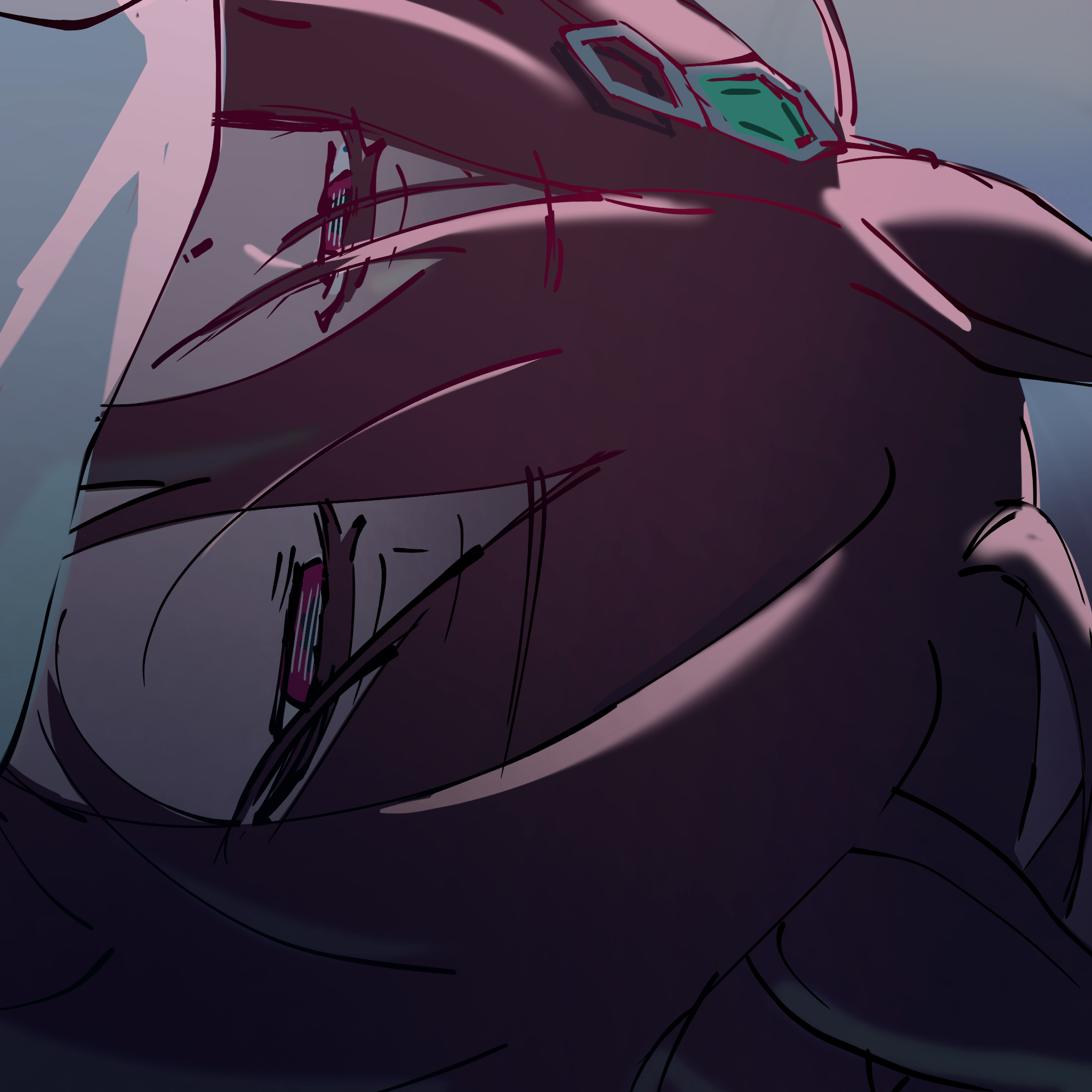 morick, agnes tachyon (umamusume), alien stage, umamusume, commentary, derivative work, english commentary, highres, 1girl, animal ears, brown hair, comic panel redraw, horse ears, horse girl, lying, on back, red eyes, solo
