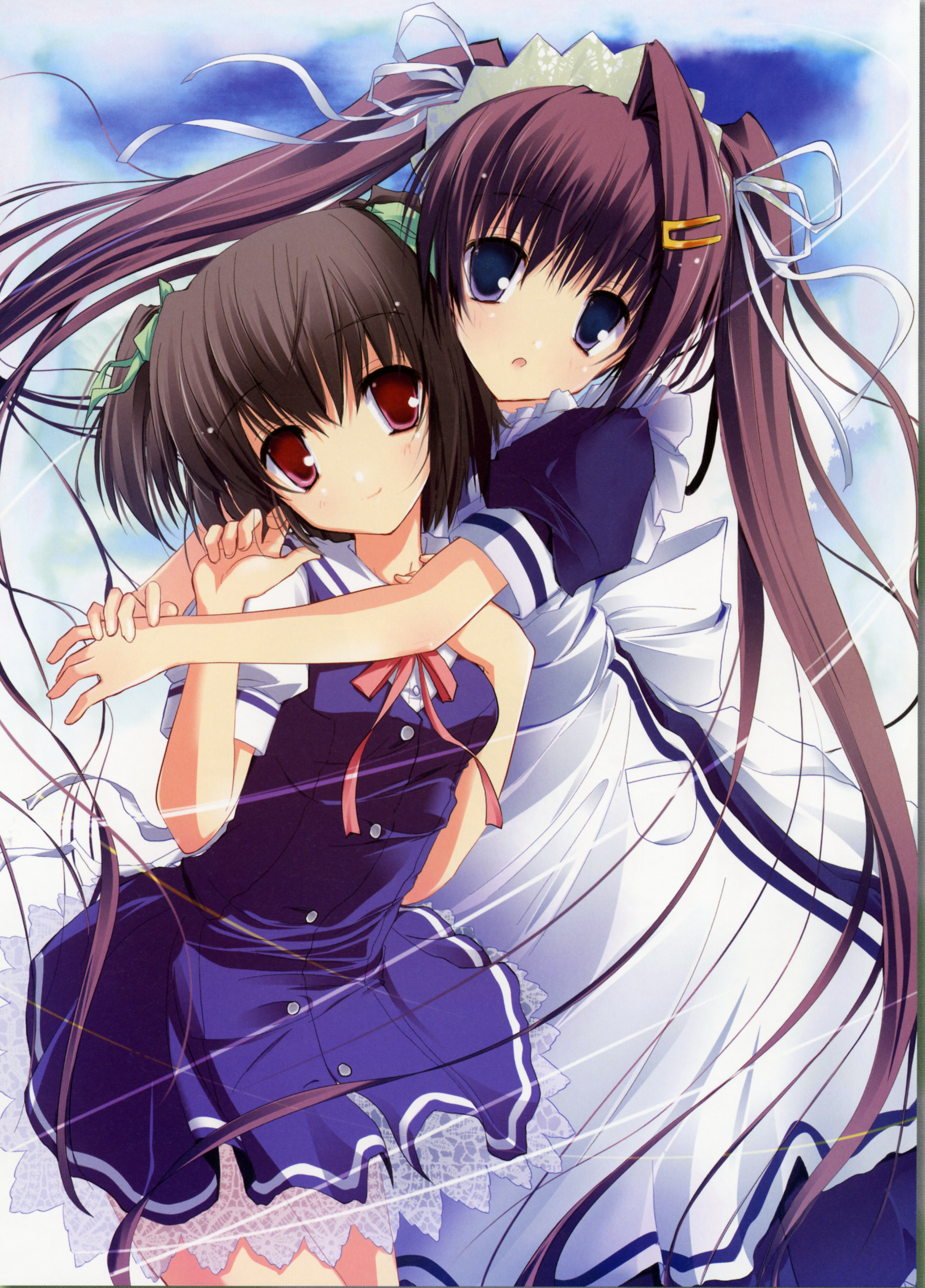 clear (visual novel), absurdres, artist request, character request, highres, tagme, 2girls, multiple girls