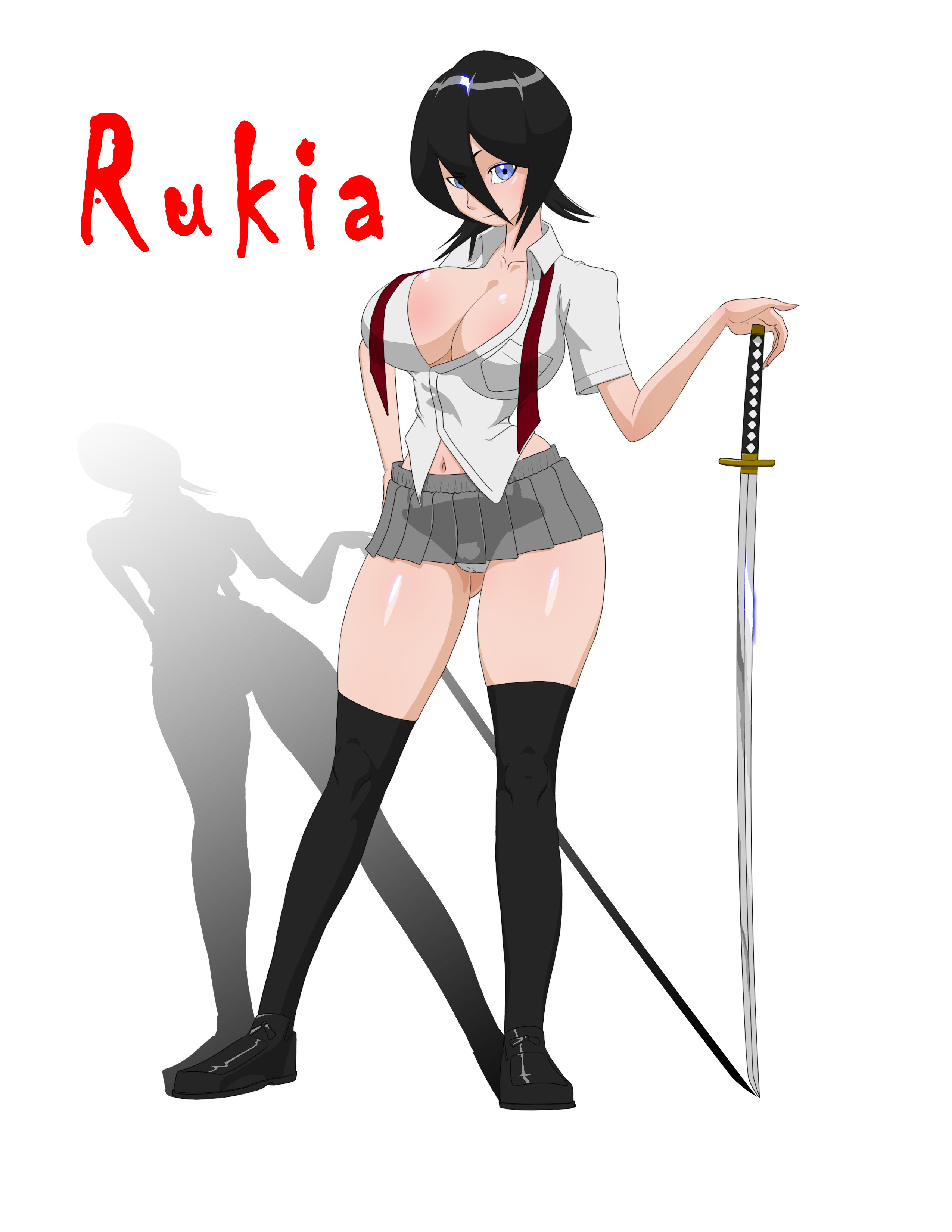 Rule34 – If it exists, there is porn of it / red-jragon, kuchiki rukia / 16834