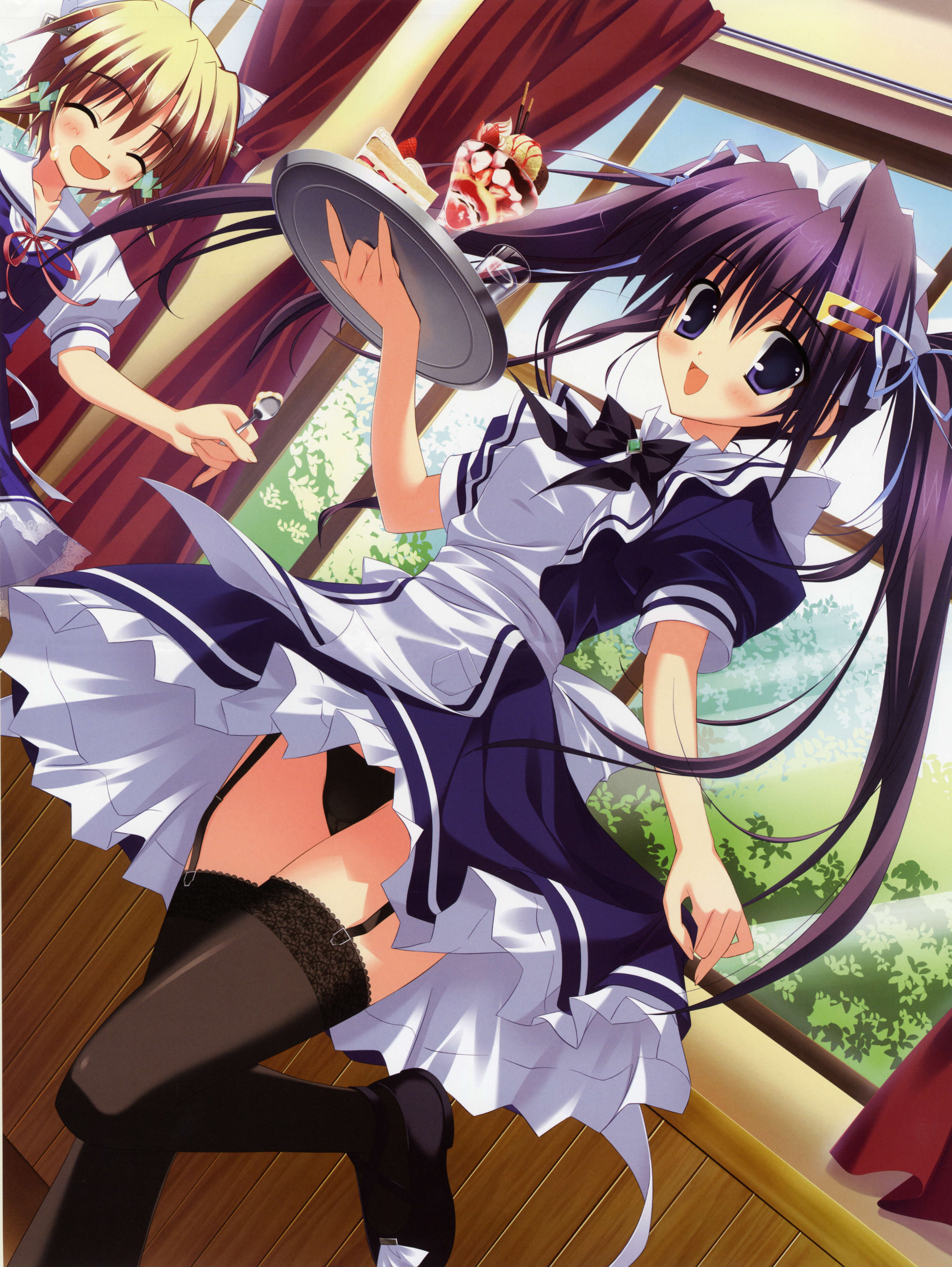 clear (visual novel), absurdres, artist request, character request, highres, tagme, 2girls, multiple girls