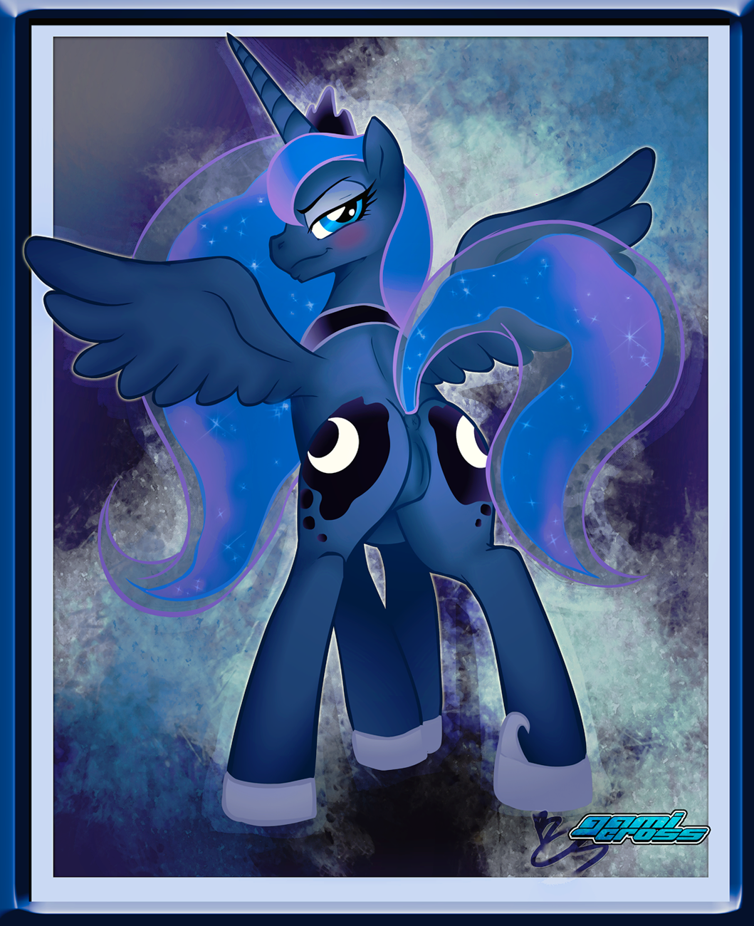 Rule34 – If it exists, there is porn of it / dark nek0gami, princess luna (mlp) / 17021
