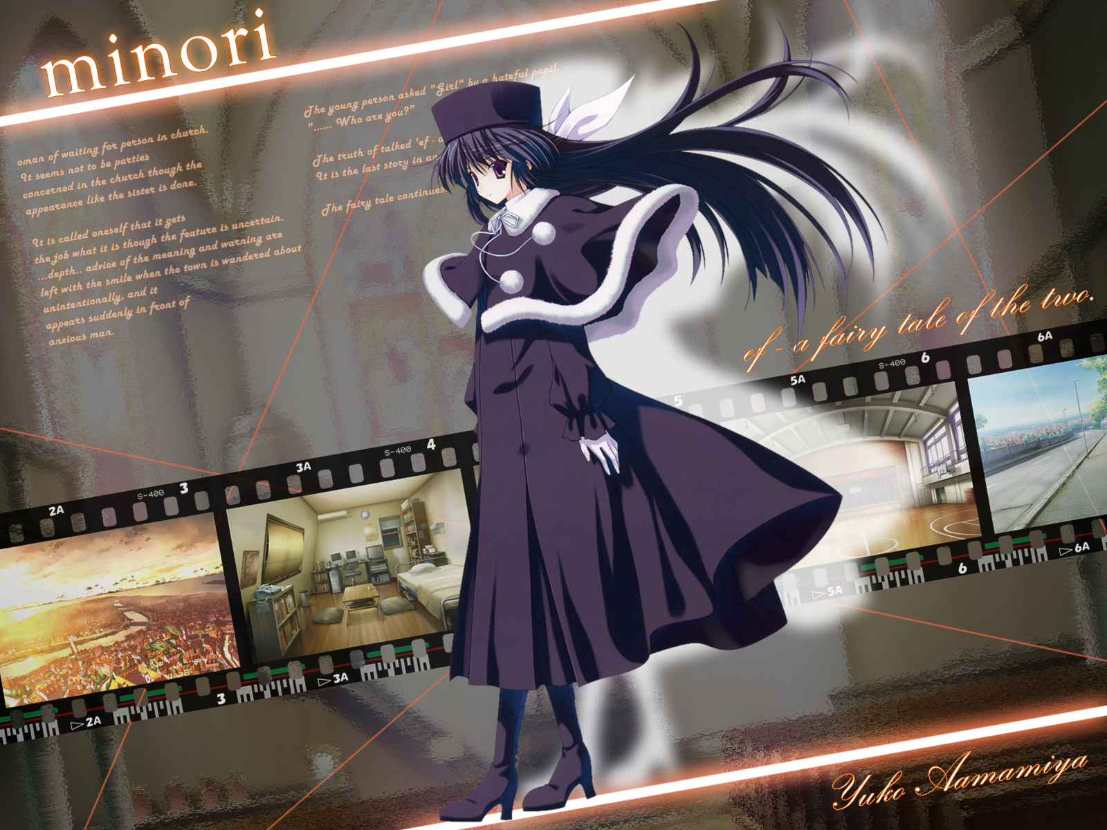 nanao naru, amamiya yuuko, ef (visual novel), ef ~a fairytale of the two~, ef ~a tale of memories~, highres, tagme, 00s