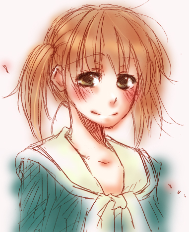 ako, ako (so crazy!?), fukuzawa yumi, maria-sama ga miteru, lowres, 00s, 1girl, blush, female focus, smile, solo, twintails