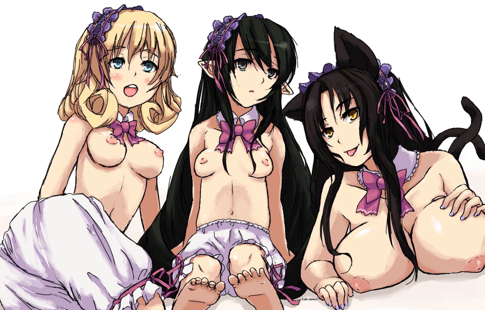 Rule34 – If it exists, there is porn of it / kuroka (high school dxd), ophis (high school dxd) / 17655
