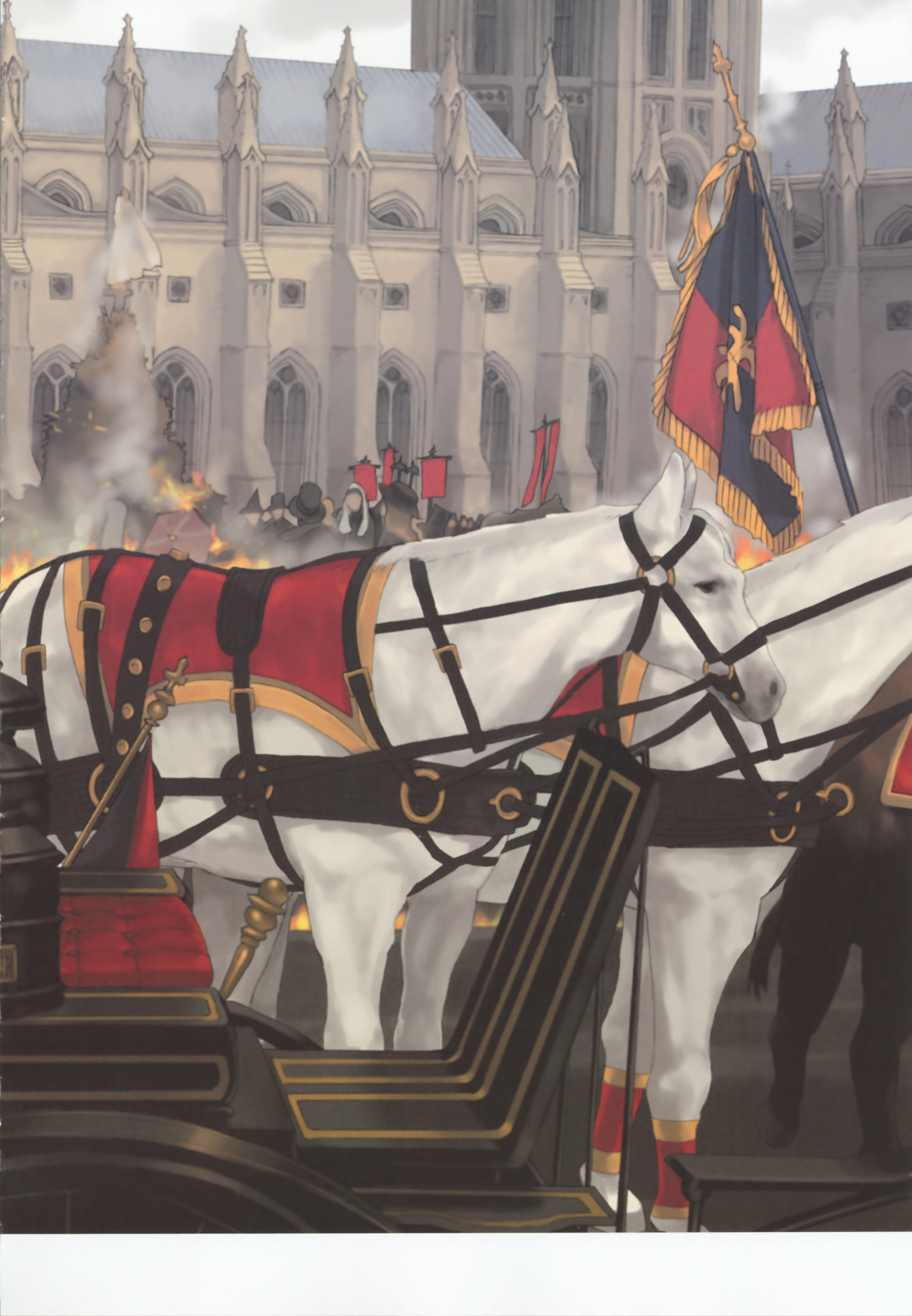 takeda hinata, gosick, absurdres, highres, tagme, horse