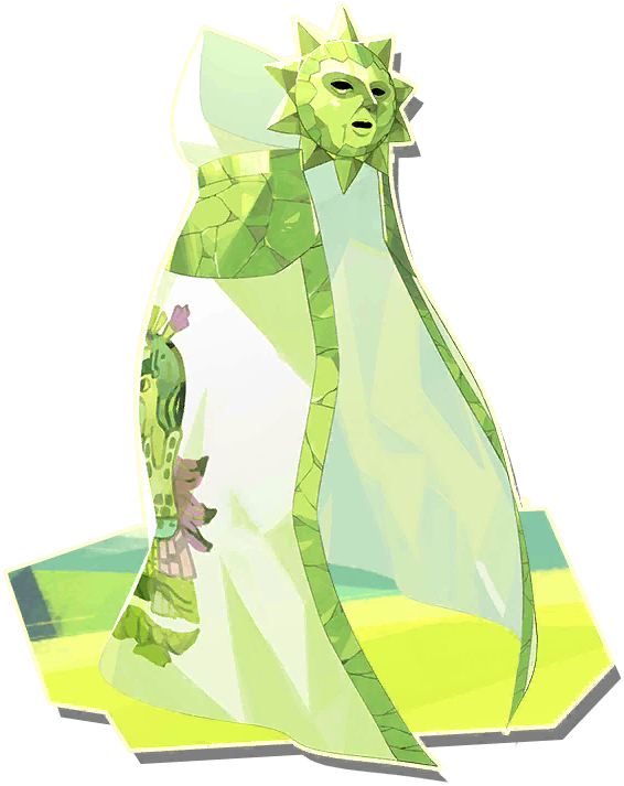 gali (monster farm), line: monster farm, monster farm, official art, cape, lexus (monster farm), mask, monster