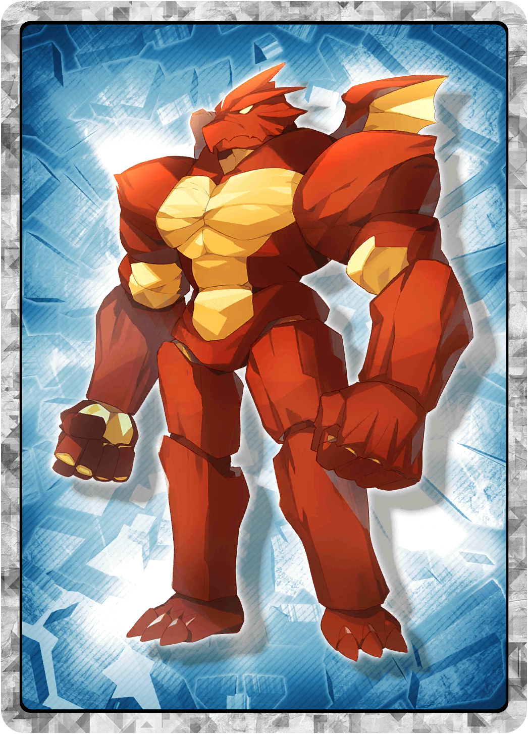 golem (monster farm), line: monster farm, monster farm, official art, monster, tyrant (monster farm), wings