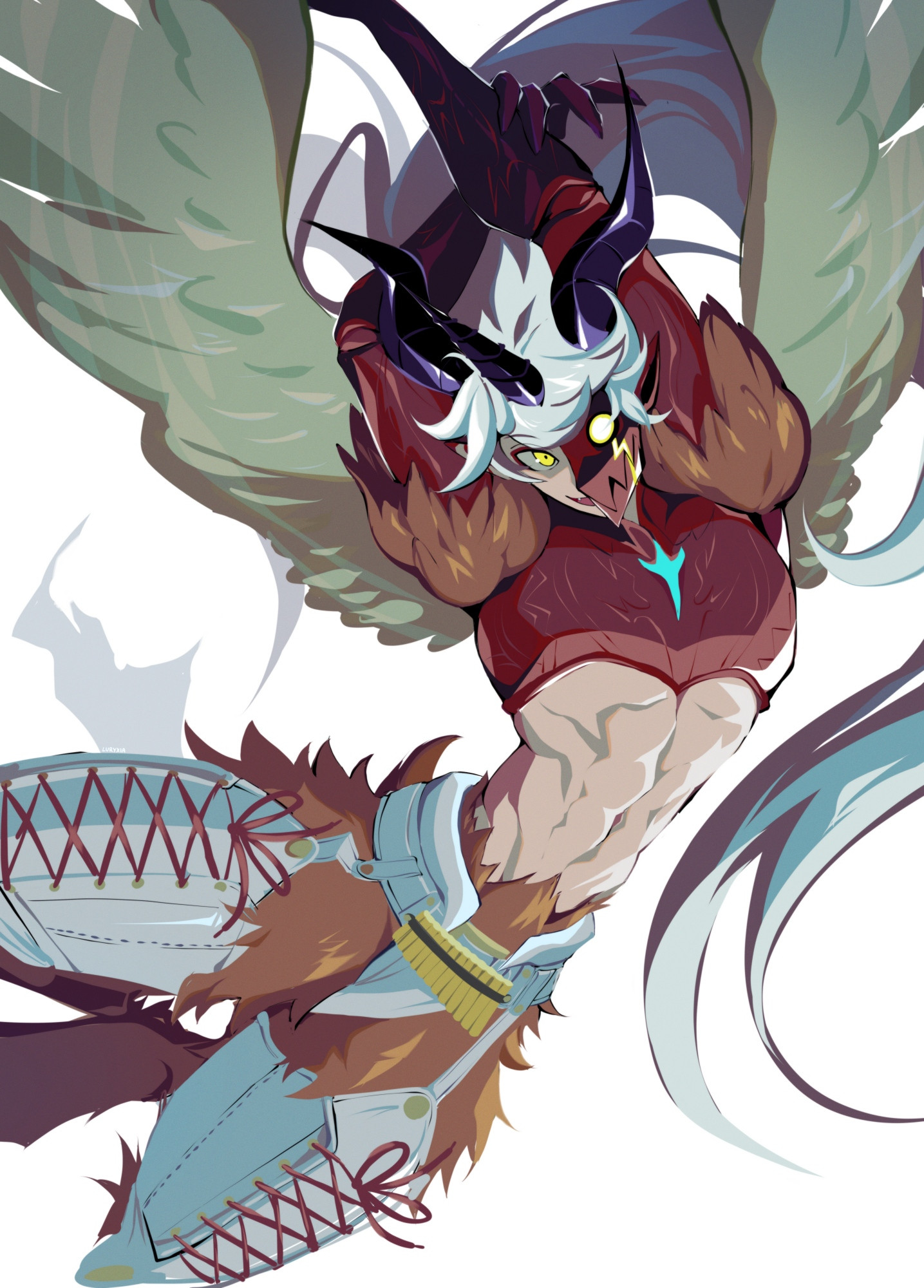 luryxia, aegiochusmon, digimon, tagme, digimon (creature)
