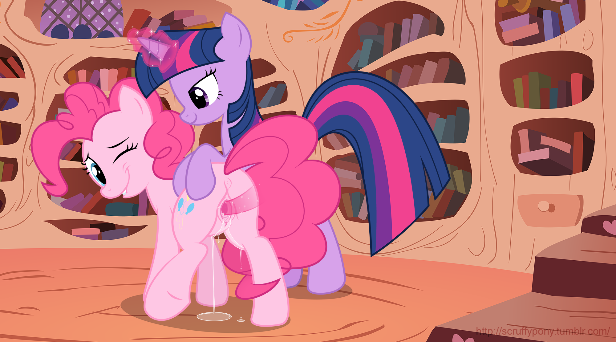 Rule34 – If it exists, there is porn of it / scruffypony, pinkie pie (mlp), twilight sparkle (mlp) / 17960
