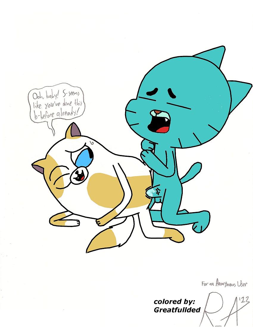 Rule34 – If it exists, there is porn of it / random anon, cake the cat, gumball watterson, jake the dog / 18000