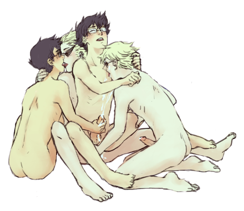 Rule34 – If it exists, there is porn of it / dave strider, dirk strider, jake english, john egbert / 18260