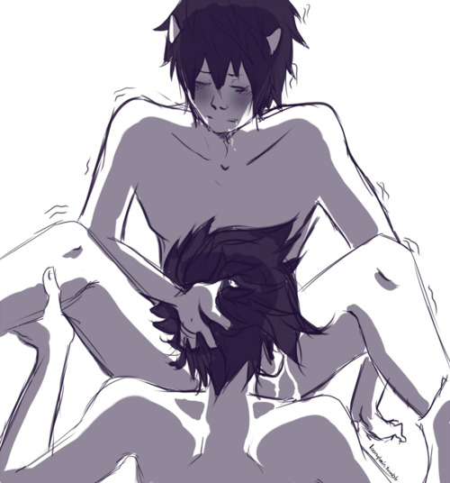 Rule34 – If it exists, there is porn of it / john egbert, karkat vantas, troll (homestuck) / 18263