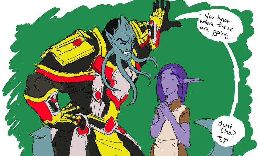 Rule34 – If it exists, there is porn of it / draenei, male draenei, night elf / 18317