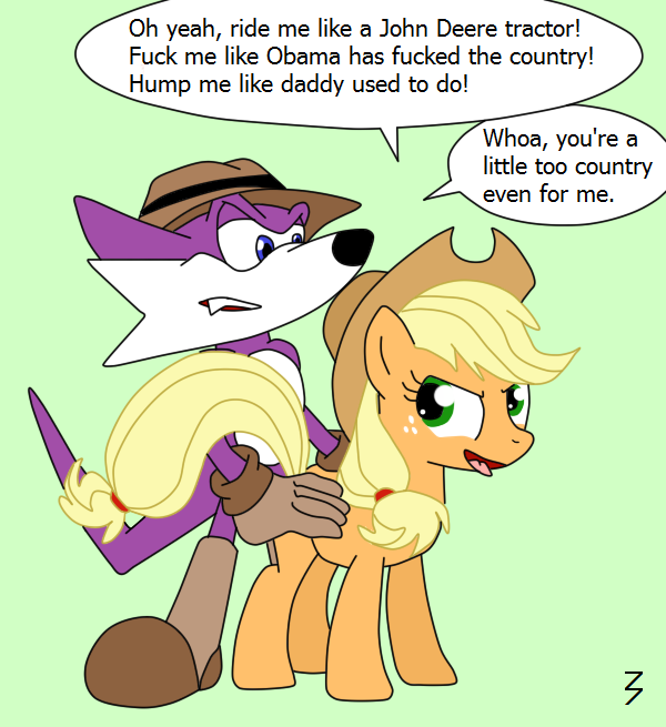 Rule34 – If it exists, there is porn of it / 3pac, applejack (mlp), fang the sniper / 18356