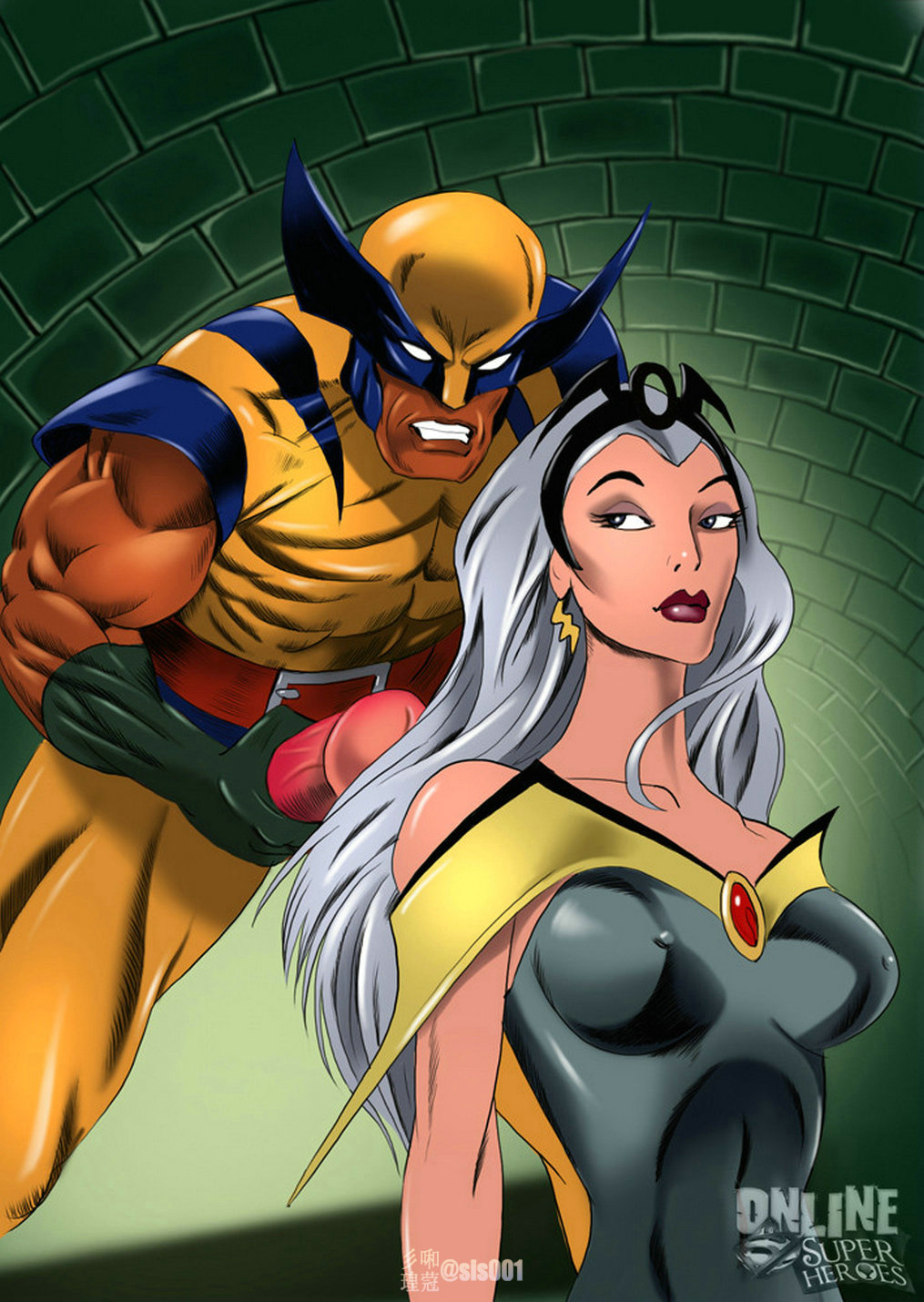 Rule34 – If it exists, there is porn of it / online superheroes, james howlett, storm, wolverine (x-men) / 18527