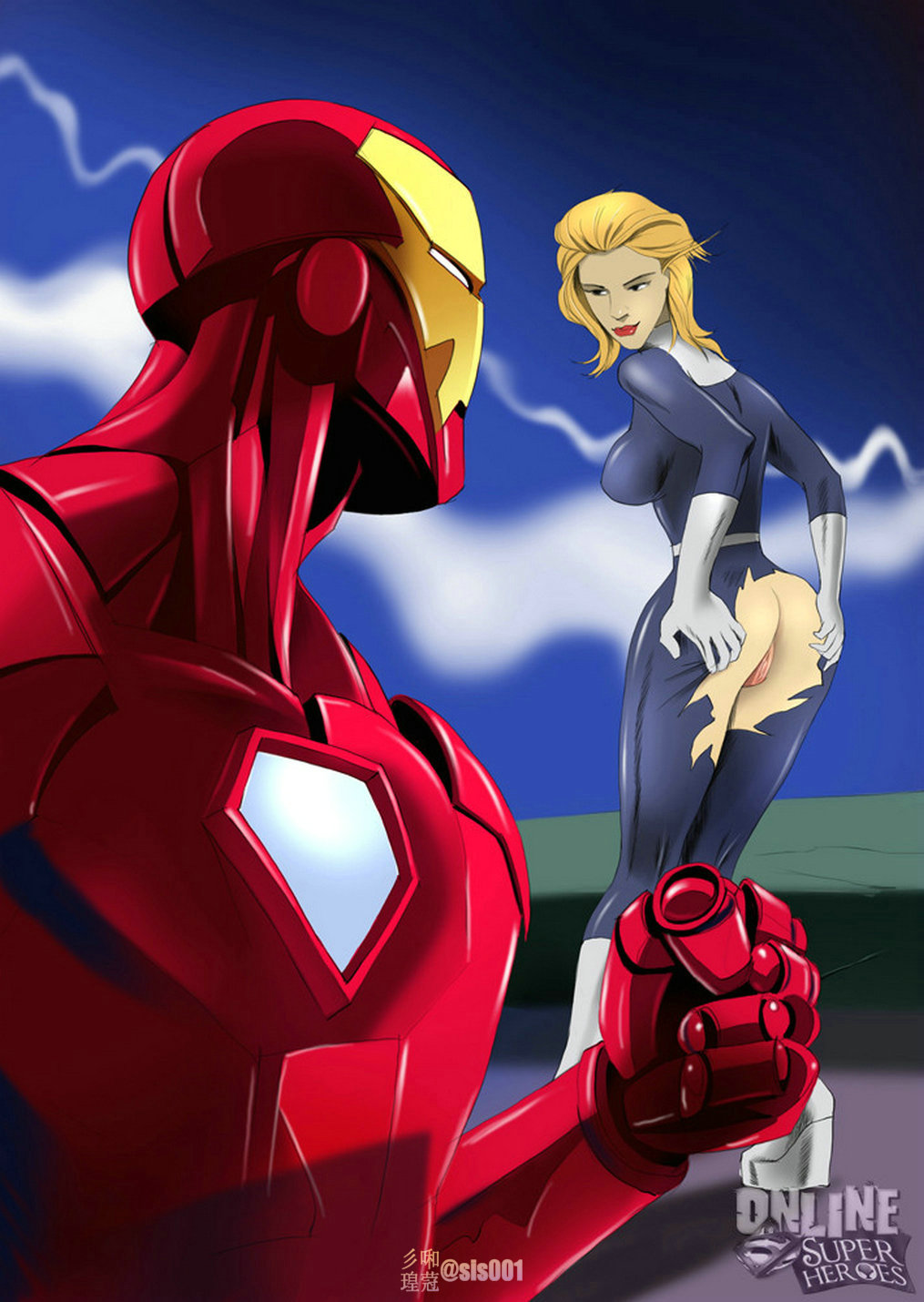 Rule34 – If it exists, there is porn of it / online superheroes, iron man, sue storm / 18531