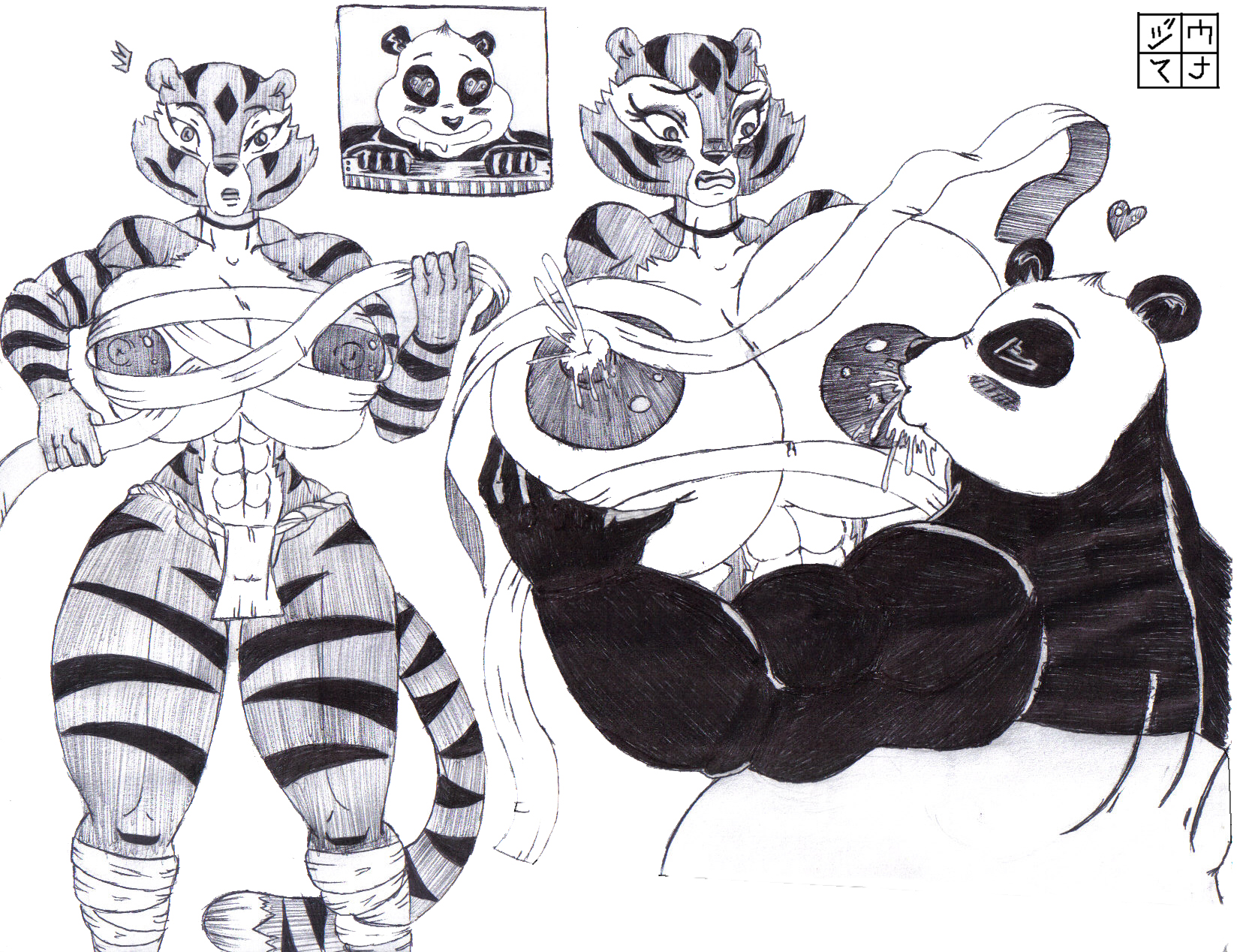 Rule34 – If it exists, there is porn of it / dxoz, master tigress, po / 18838