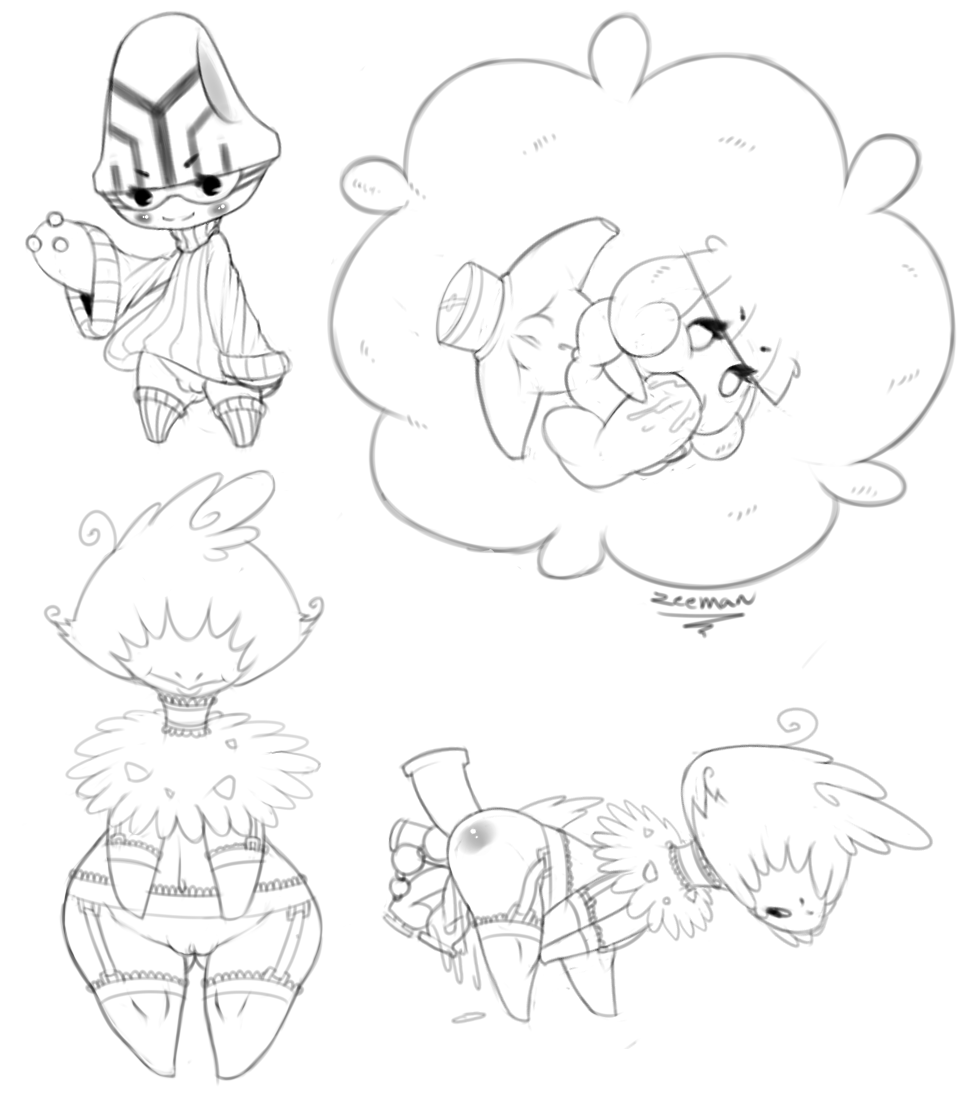 Rule34 – If it exists, there is porn of it / zeeman, beheeyem, deino, whimsicott / 18875