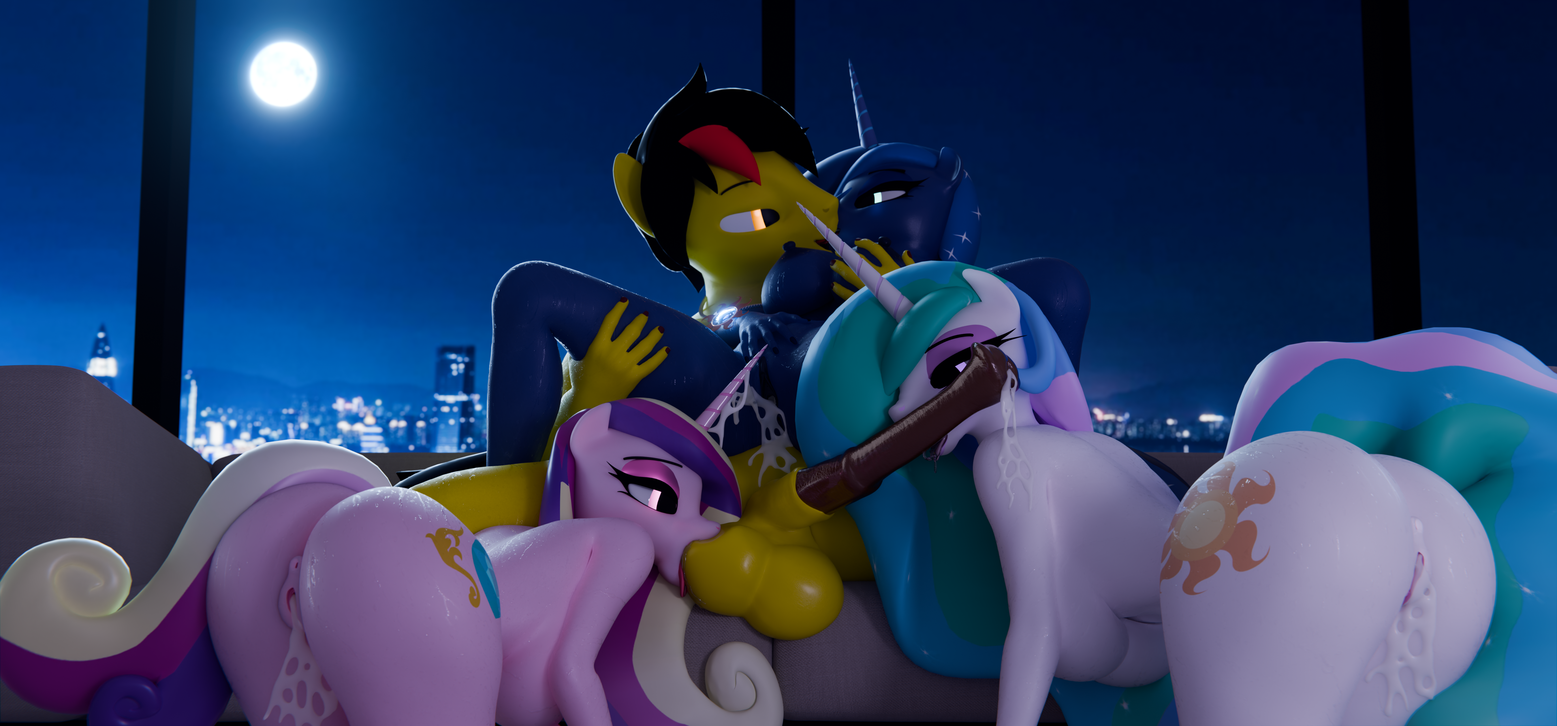 Rule34 – If it exists, there is porn of it / princess cadance (mlp), princess celestia (mlp), princess luna (mlp) / 8639940