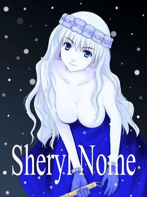 niwatori kokezou, sheryl nome, macross, macross frontier, 00s, 1girl, blue eyes, breasts, cleavage, female focus, large breasts, solo