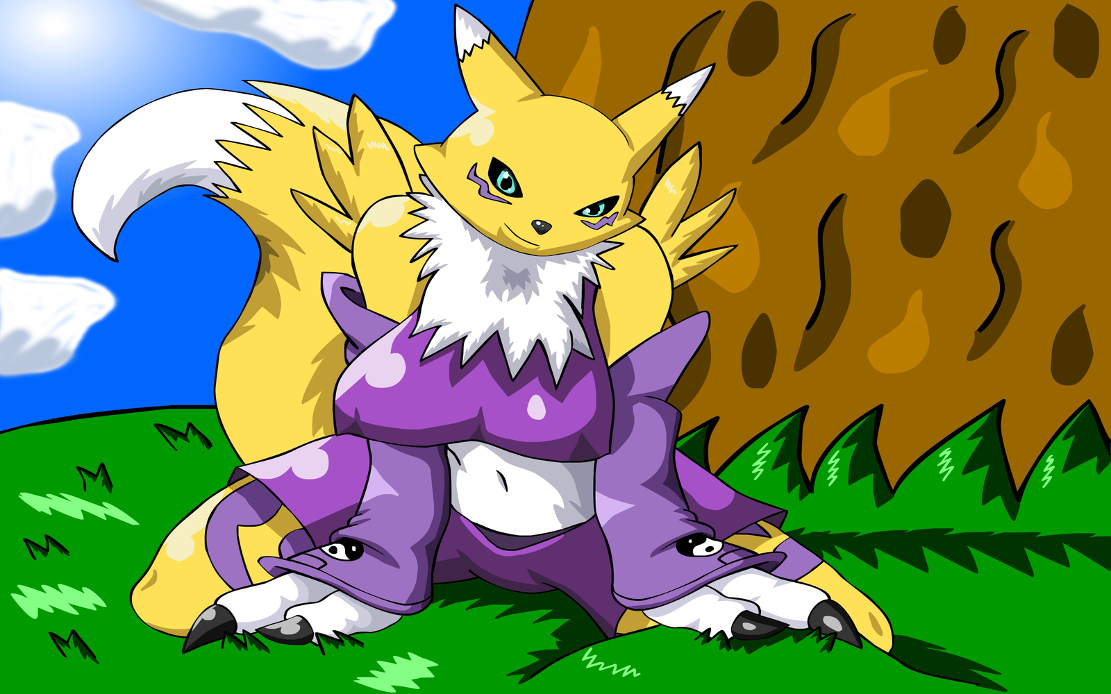 Rule34 – If it exists, there is porn of it / vanillacreamkris, renamon / 19152