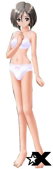 garnet til alexandros xvii, final fantasy, final fantasy ix, third-party edit, third-party extraction, 00s, 1girl, barefoot, bra, female focus, lingerie, panties, solo, underwear, underwear only