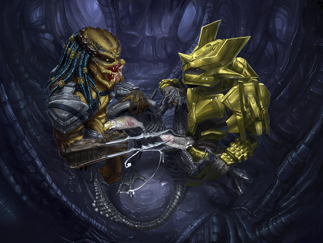 Rule34 – If it exists, there is porn of it / brute, todex, xenomorph, yautja / 19237