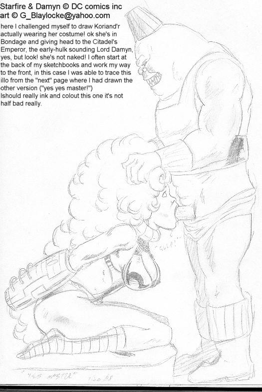 Rule34 – If it exists, there is porn of it / blaylocke, lord damyn, starfire / 19705