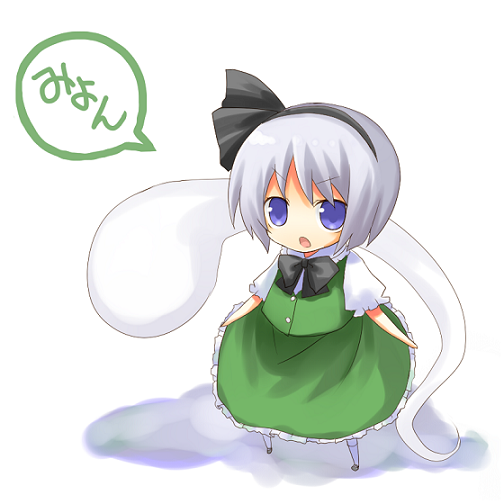 yuzuki (yuduame), konpaku youmu, konpaku youmu (ghost), touhou, 1girl, female focus, hitodama, solo